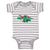 Baby Clothes Dinosaur Green Facing Left Dinosaurs Dino Trex Baby Bodysuits