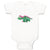 Baby Clothes Dinosaur Green Facing Left Dinosaurs Dino Trex Baby Bodysuits