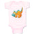 Baby Clothes Dinosaur Yellow Facing Left Dinosaurs Dino Trex Baby Bodysuits