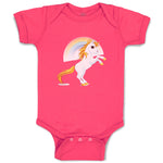 Baby Clothes Unicorn and Rainbow Funny Humor Baby Bodysuits Boy & Girl Cotton