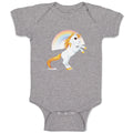 Baby Clothes Unicorn and Rainbow Funny Humor Baby Bodysuits Boy & Girl Cotton