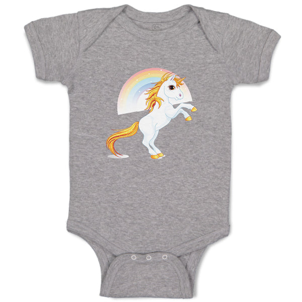 Unicorn and Rainbow Funny Humor
