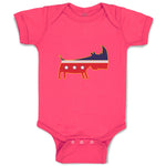 Baby Clothes Us Patriotic 4Th of July Unicorn Baby Bodysuits Boy & Girl Cotton