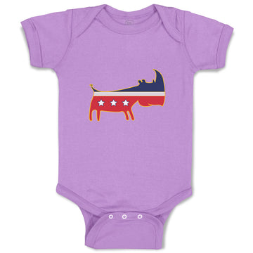 Baby Clothes Us Patriotic 4Th of July Unicorn Baby Bodysuits Boy & Girl Cotton
