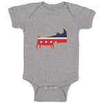 Baby Clothes Us Patriotic 4Th of July Unicorn Baby Bodysuits Boy & Girl Cotton