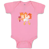 Baby Clothes Rooster Crazy Animals Farm Baby Bodysuits Boy & Girl Cotton