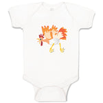 Baby Clothes Rooster Crazy Animals Farm Baby Bodysuits Boy & Girl Cotton