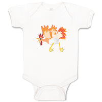 Baby Clothes Rooster Crazy Animals Farm Baby Bodysuits Boy & Girl Cotton