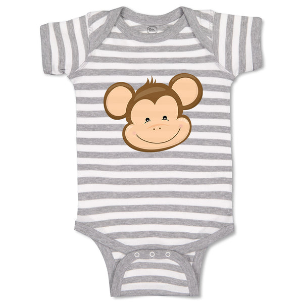 Baby Clothes Monkey Face Safari Baby Bodysuits Boy & Girl Newborn Clothes Cotton