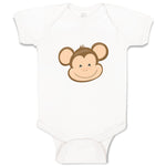Baby Clothes Monkey Face Safari Baby Bodysuits Boy & Girl Newborn Clothes Cotton