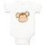 Baby Clothes Monkey Face Safari Baby Bodysuits Boy & Girl Newborn Clothes Cotton
