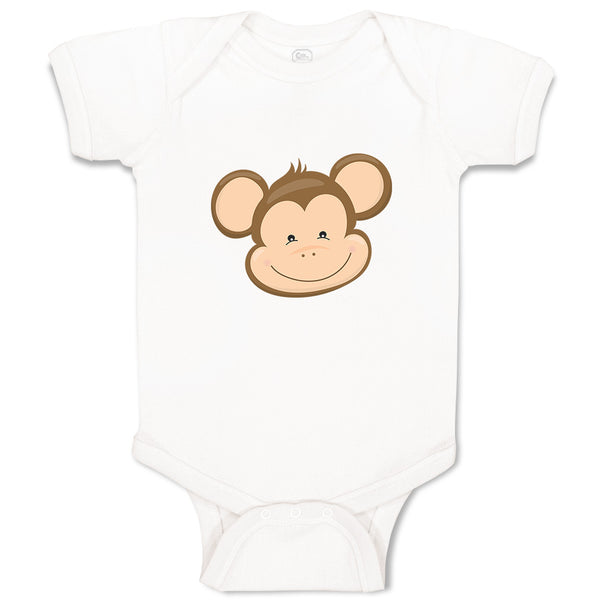 Baby Clothes Monkey Face Safari Baby Bodysuits Boy & Girl Newborn Clothes Cotton