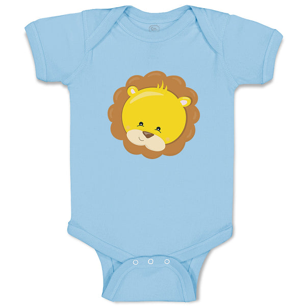 Baby Clothes Lion Face Safari Baby Bodysuits Boy & Girl Newborn Clothes Cotton