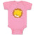Baby Clothes Lion Face Safari Baby Bodysuits Boy & Girl Newborn Clothes Cotton