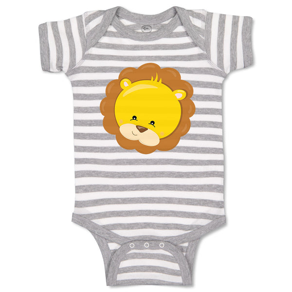 Baby Clothes Lion Face Safari Baby Bodysuits Boy & Girl Newborn Clothes Cotton