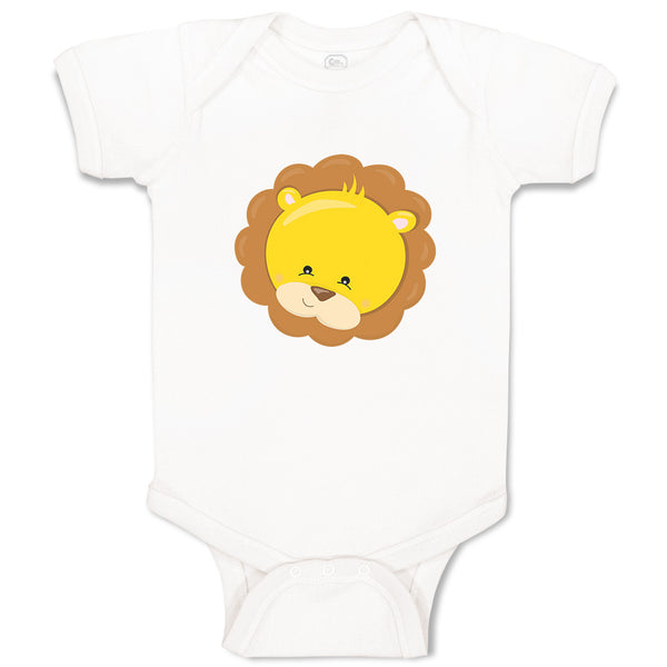 Baby Clothes Lion Face Safari Baby Bodysuits Boy & Girl Newborn Clothes Cotton