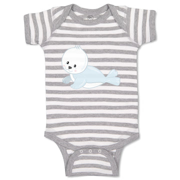 Baby Clothes Sea Lion Ocean Sea Life Baby Bodysuits Boy & Girl Cotton