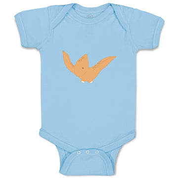 Baby Clothes Dino Orange Dinosaurs Dino Trex Baby Bodysuits Boy & Girl Cotton
