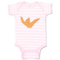 Baby Clothes Dino Orange Dinosaurs Dino Trex Baby Bodysuits Boy & Girl Cotton