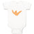 Baby Clothes Dino Orange Dinosaurs Dino Trex Baby Bodysuits Boy & Girl Cotton