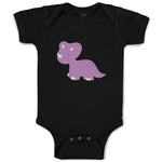 Baby Clothes Dino Purple Dinosaurs Dino Trex Baby Bodysuits Boy & Girl Cotton