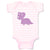Baby Clothes Dino Purple Dinosaurs Dino Trex Baby Bodysuits Boy & Girl Cotton