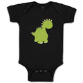 Baby Clothes Dino Green Dinosaurs Dino Trex Baby Bodysuits Boy & Girl Cotton