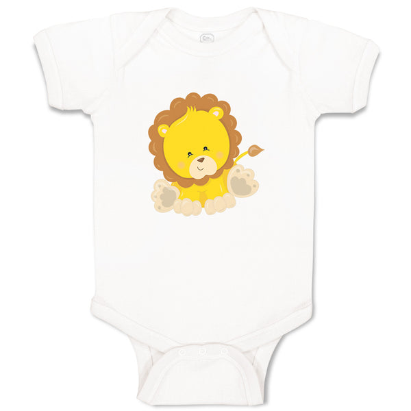 Baby Clothes Baby Lion Safari Baby Bodysuits Boy & Girl Newborn Clothes Cotton
