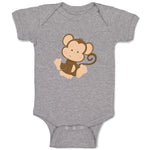 Baby Clothes Baby Monkey Safari Baby Bodysuits Boy & Girl Newborn Clothes Cotton