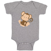 Baby Clothes Baby Monkey Safari Baby Bodysuits Boy & Girl Newborn Clothes Cotton