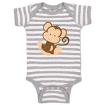 Baby Clothes Baby Monkey Safari Baby Bodysuits Boy & Girl Newborn Clothes Cotton