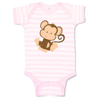 Baby Clothes Baby Monkey Safari Baby Bodysuits Boy & Girl Newborn Clothes Cotton