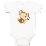 Baby Clothes Baby Monkey Safari Baby Bodysuits Boy & Girl Newborn Clothes Cotton