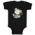 Baby Clothes Baby Monkey Blue Safari Baby Bodysuits Boy & Girl Cotton