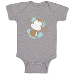 Baby Monkey Blue Safari