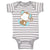 Baby Clothes Baby Monkey Blue Safari Baby Bodysuits Boy & Girl Cotton