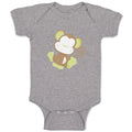 Baby Clothes Baby Monkey Green Safari Baby Bodysuits Boy & Girl Cotton