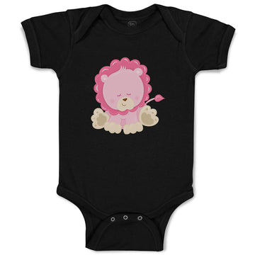 Baby Clothes Baby Lion Pink Safari Baby Bodysuits Boy & Girl Cotton