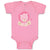 Baby Clothes Baby Lion Pink Safari Baby Bodysuits Boy & Girl Cotton