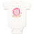 Baby Clothes Baby Lion Pink Safari Baby Bodysuits Boy & Girl Cotton