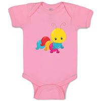 Baby Clothes Caterpillar Rainbow Baby Bodysuits Boy & Girl Cotton
