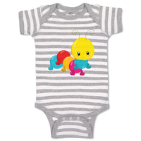 Baby Clothes Caterpillar Rainbow Baby Bodysuits Boy & Girl Cotton