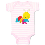 Baby Clothes Caterpillar Rainbow Baby Bodysuits Boy & Girl Cotton