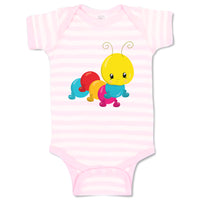 Baby Clothes Caterpillar Rainbow Baby Bodysuits Boy & Girl Cotton