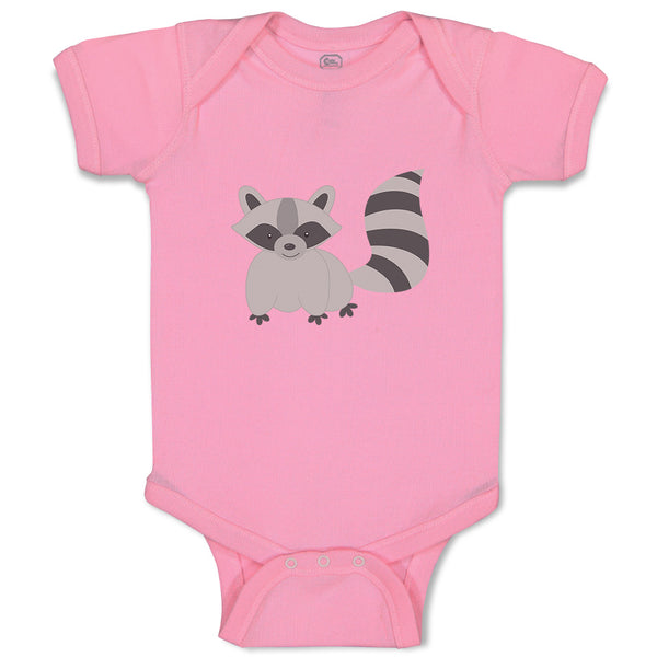 Costume Neonato Procione Fun World – Tuta Morbidosa Con Coda E Piedini, Taglia 0-6 Mesi, Perfetto Per Carnevale E Halloween