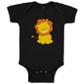 Baby Clothes Lion Sits Zoo Funny Baby Bodysuits Boy & Girl Cotton