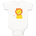 Baby Clothes Lion Sits Zoo Funny Baby Bodysuits Boy & Girl Cotton