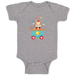 Baby Clothes Monkey Train Zoo Funny Baby Bodysuits Boy & Girl Cotton