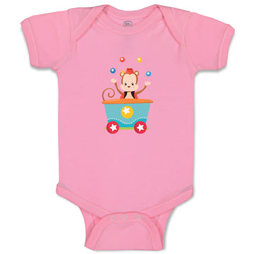 Baby Clothes Monkey Train Zoo Funny Baby Bodysuits Boy & Girl Cotton