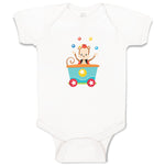 Baby Clothes Monkey Train Zoo Funny Baby Bodysuits Boy & Girl Cotton